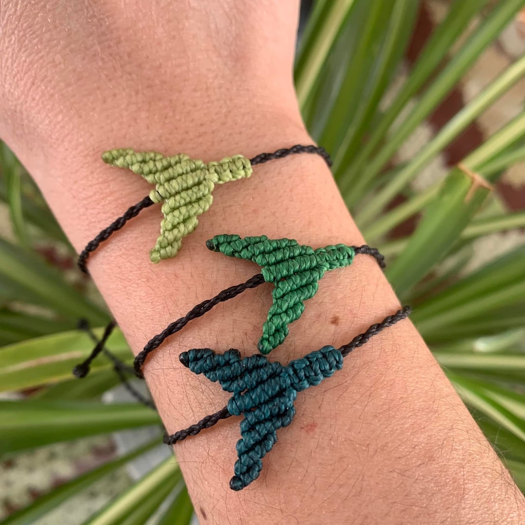 Mermaid Tail Macramé Bracelets, Adjustable, Waterproof, Very Durable, Color  to Sold per Unit