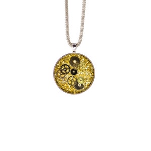 Steampunk Gear Necklace