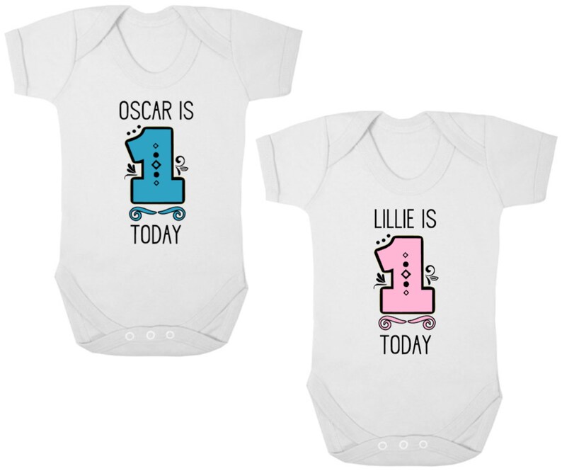 first birthday sleepsuit