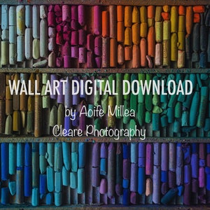 box of 1900s artists pastels digital download wall art