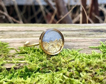 Ring, Ring Gold, Ring Stainless Steel, adjustable Ring, Gift for her