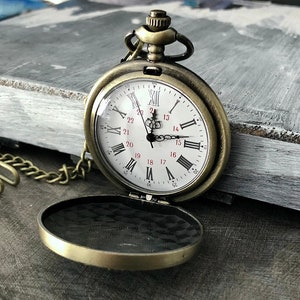 Pocketwatch,steampunk pocket watch,vintage train, train, vintage pocket watch, watch for men image 4
