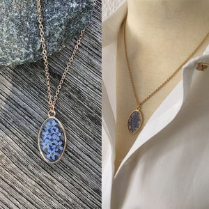 Forget me not necklace