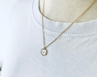 Collana Cristiana Con Seme Di Senape – Ciondolo In Acciaio Inox E Resina, Catena 45+5 Cm, Regalo Religioso Per Donne In Scatola Floreale - 3