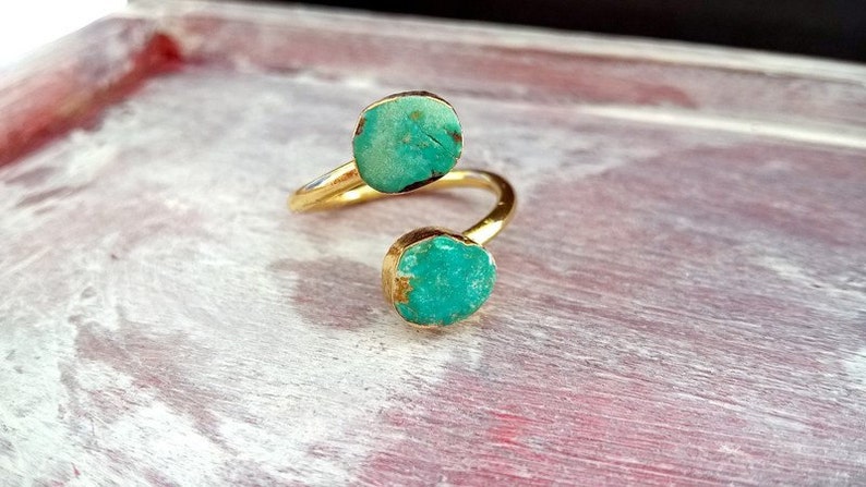 Turquoisering,gold ring,turquiose ring gold,turquoise,24k gold, Turquoise Ring