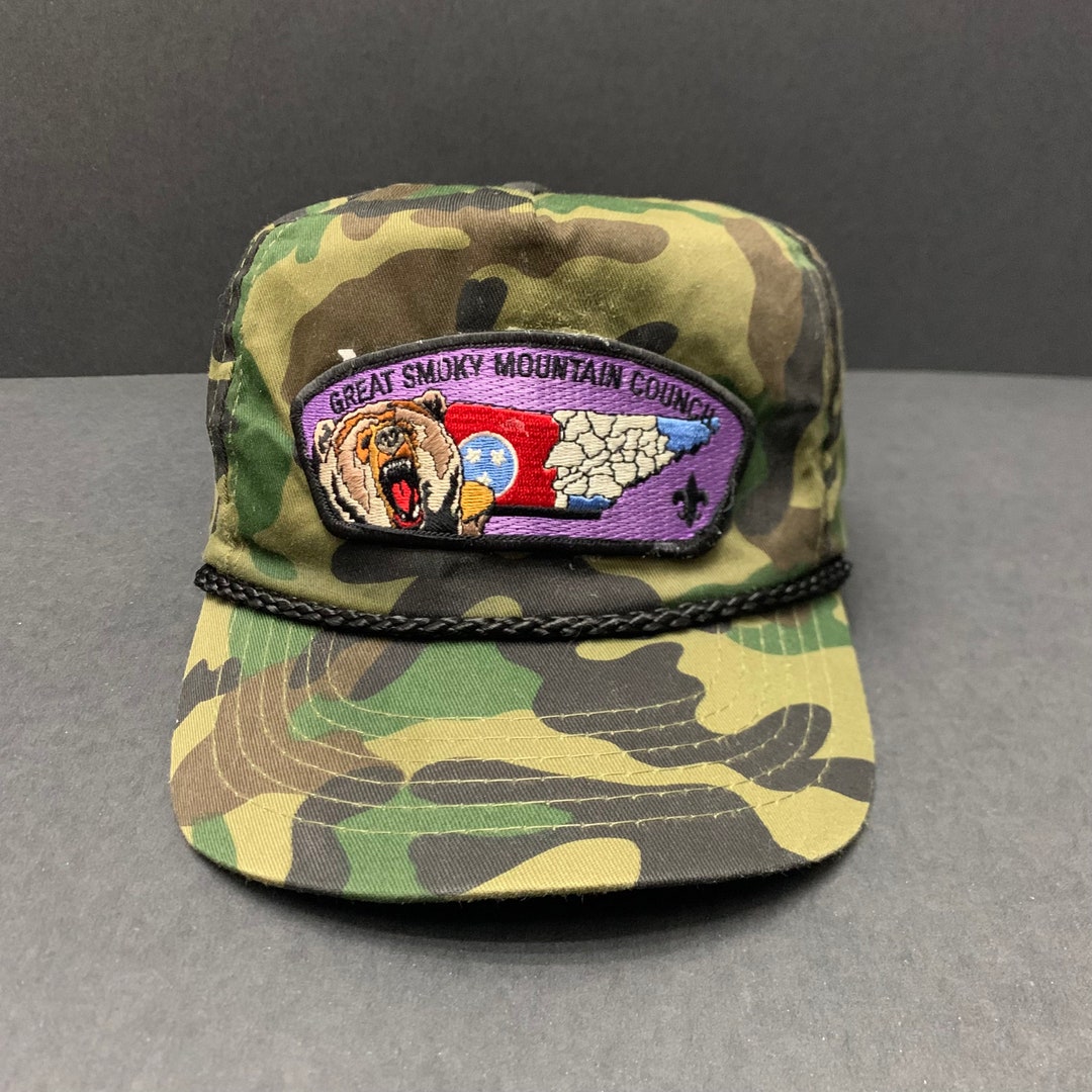 vintage-great-smoky-mountain-council-bsa-camouflage-snapback-etsy