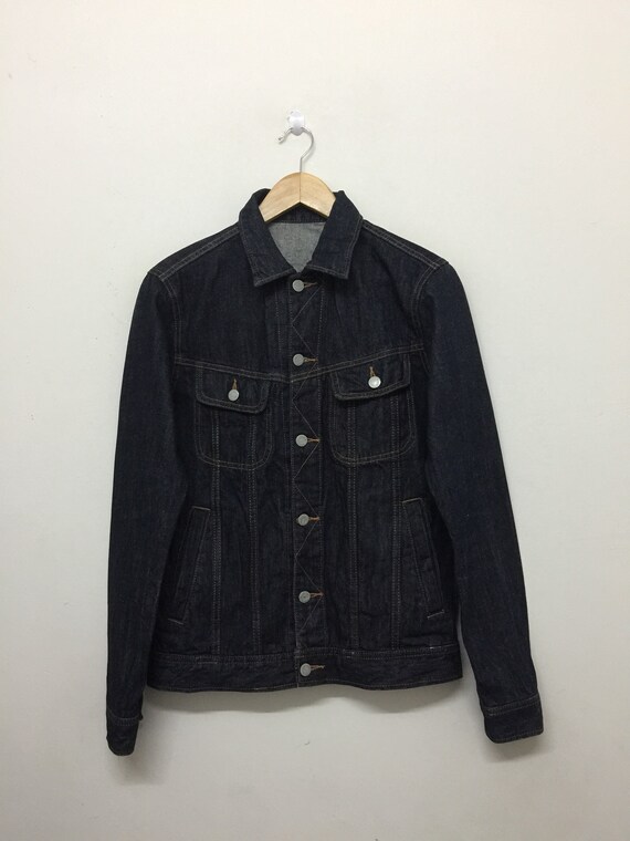 indigo denim jacket mens