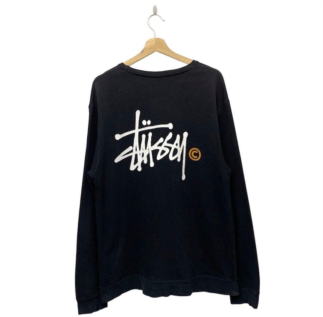 Vintage Stussy Pullover Crewneck Sweatshirt Size Large