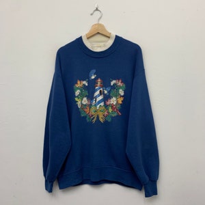 Vintage 1990s Endless Designs Winter Graphic Crewneck