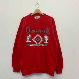 Vintage Ohio State Buckeyes Pullover Crewneck Sweatshirt Size Large