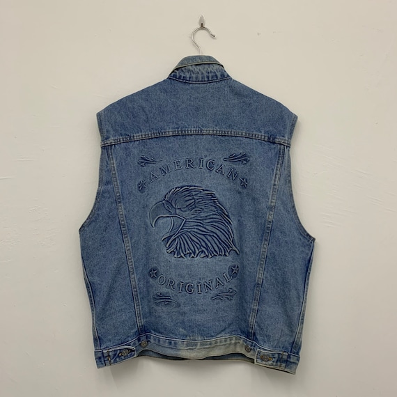 Cut off denim jacket mens sale