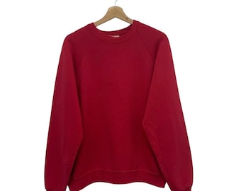 Vintage 90-tals Riders enfärgad rund halströja storlek Medium Tillverkad i USA Streetwear
