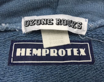 Ozone Rocks Hemprotex Sleeve Print Fulllzip Hoodie