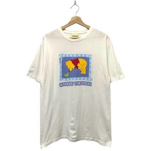 Camiseta vintage de Winnie Pooh, talla mediana