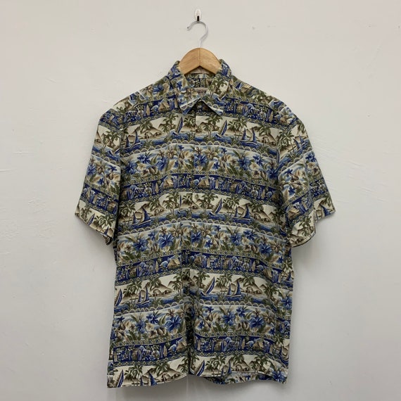 Campia Moda Cotton Beach Hawaiian Aloha Shirt - Si