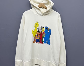 Sweat à capuche KAWS x Uniqlo x Sesame Street taille S - Streetwear dessin animé