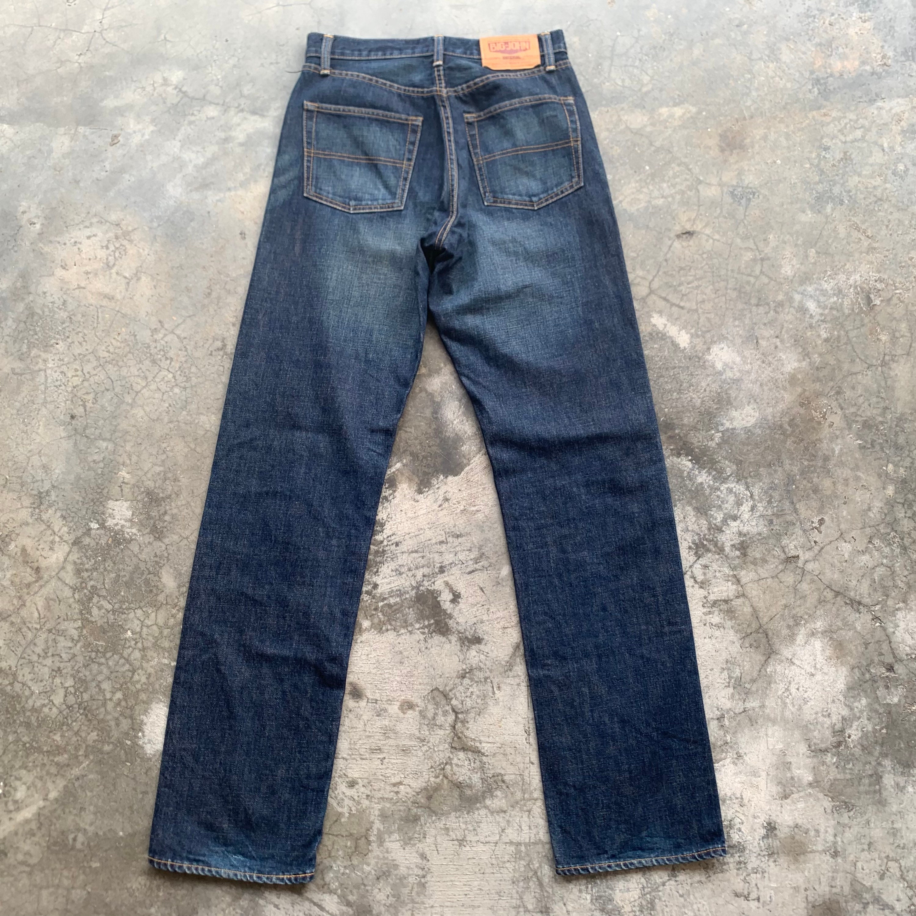Buy Vintage Big John Denim Jeans Japan Regular Fit Size 29x33