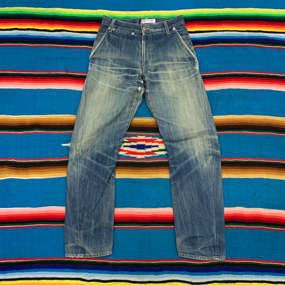 Levis Jeans Distressed Levis Engineered Denim Jeans Size - Etsy Singapore