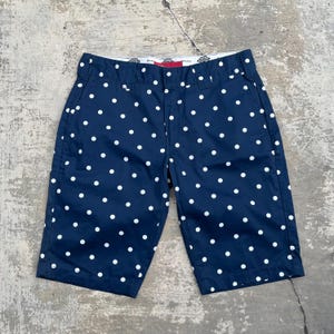 Dickies Polka Dot Navy Blau Kurze Hose Gr. 32