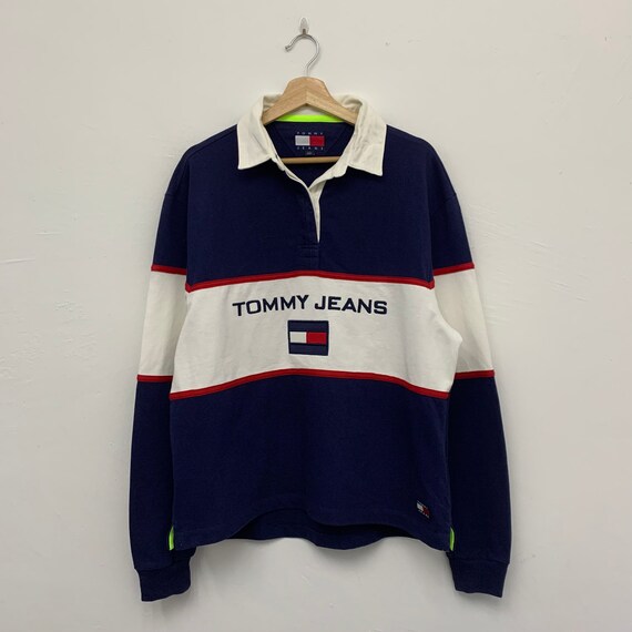Vintage 90s Tommy Jeans Rugby Shirt 