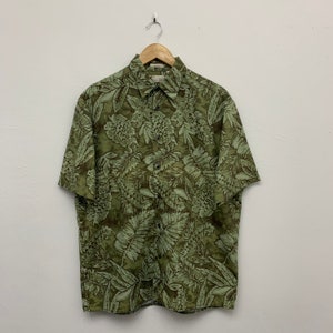 Natural Issue Cotton Aloha Hawaiian Shirt - Size Medium