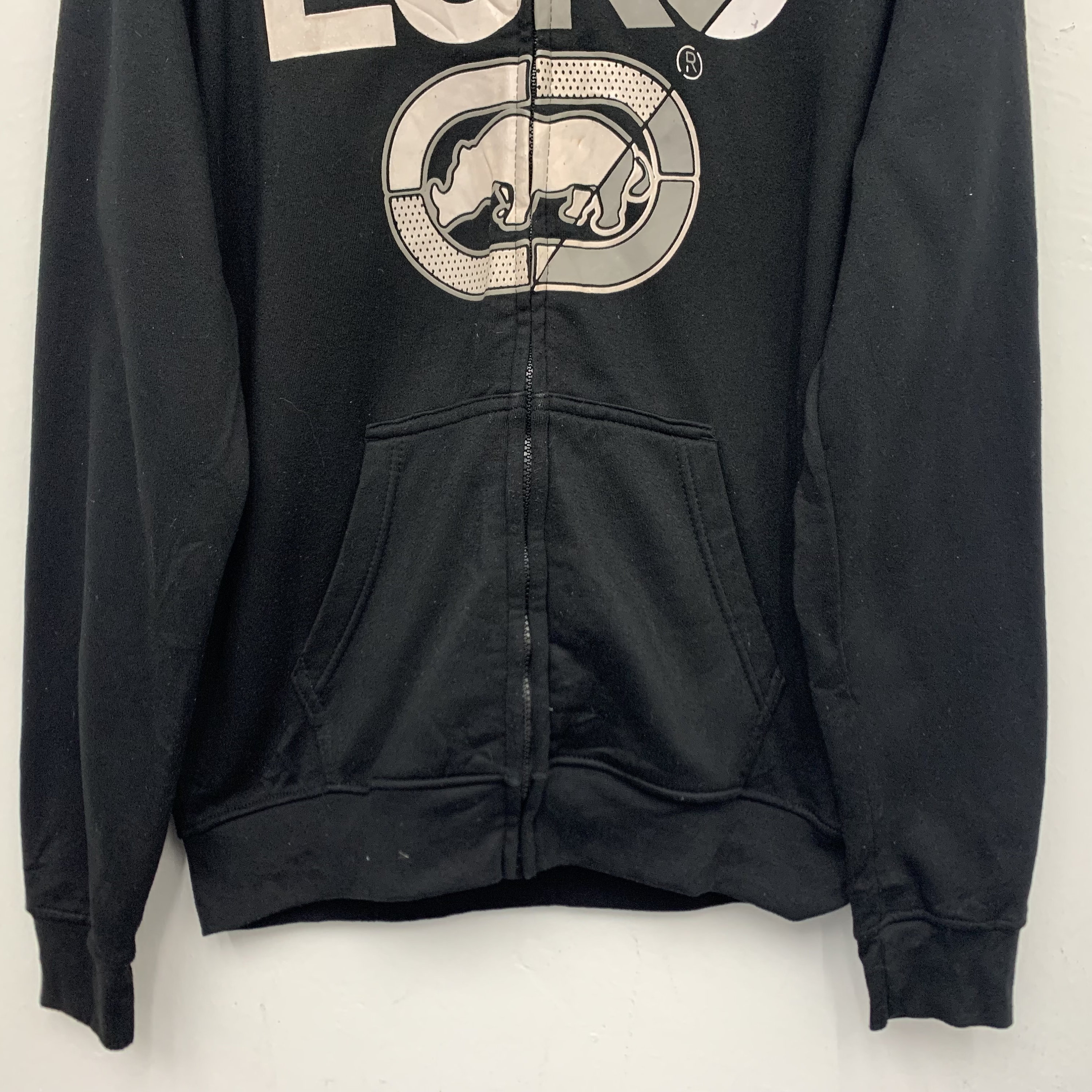 ヴィンテージ Ecko Unltd パーカー、レトロ ビッグロゴ スウェット