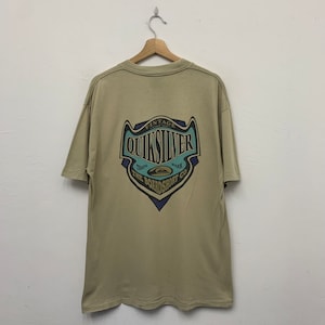 Vintage 90er Jahre Quiksilver Surfer T-Shirt Size Large