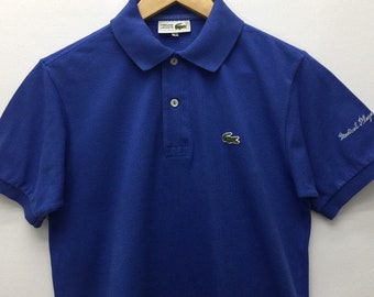 Lacoste Polo Shirt Vintage Chemise Lacoste Collared Polo Shirt Mens Size  Small