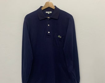 LACOSTE Vintage 70s Men's Long Sleeves Cotton Piqué Polo