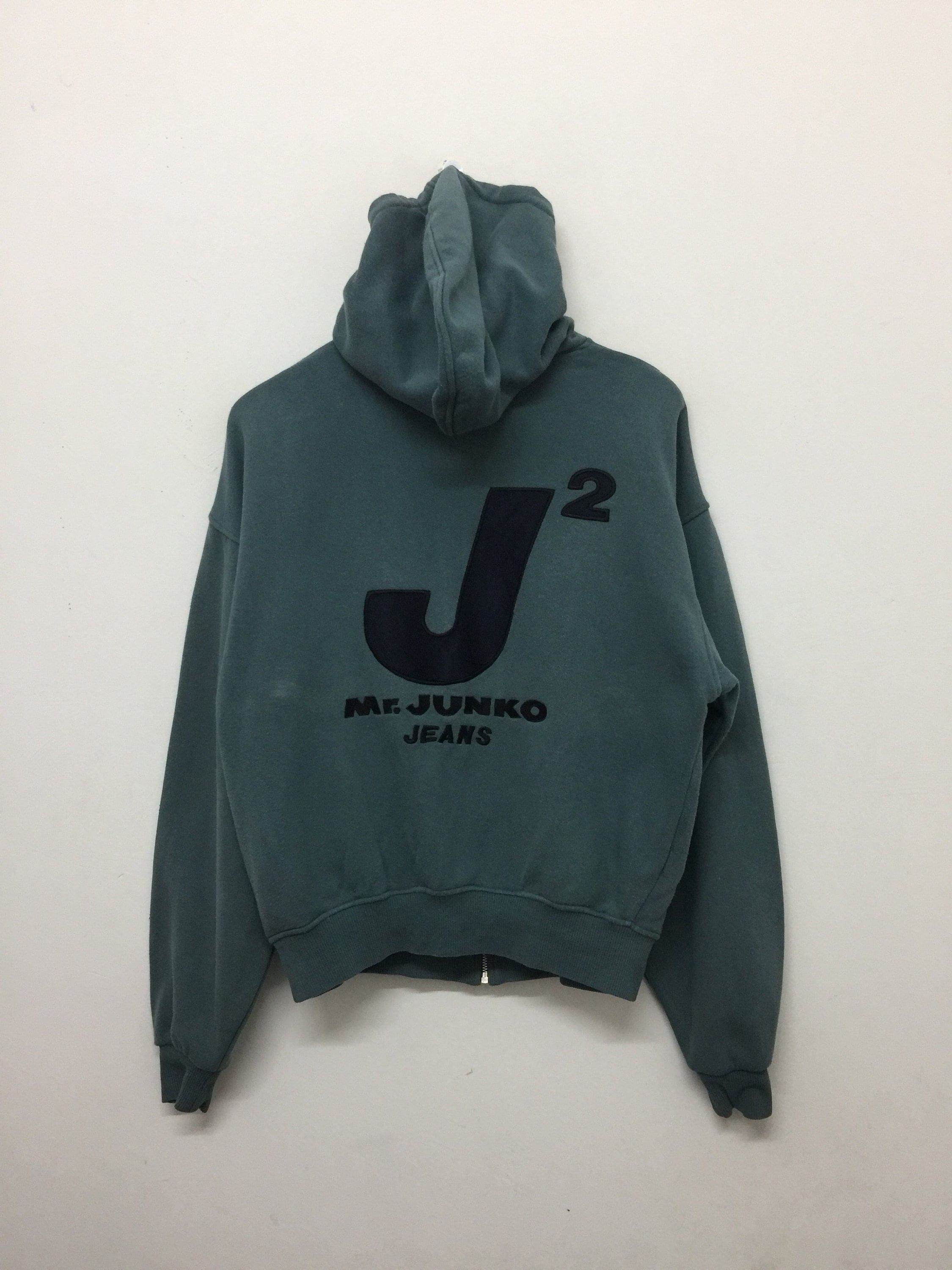 Mr Junko Hoodie/Vintage J2 Mr Junko Jeans brodé gros Logo Zip Up japonais/Sweat à capuche de marque/taille M Mr Junko Hoodie/Vintage Junko J2 Mr Junko Hoodie/Vintage Jeans brodé gros Logo Zip Up japonais/Sweat à capuche de marque/taille M 80c9f1