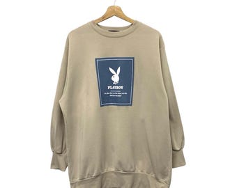 Vintage Playboy Bunny Crewneck Sweatshirt, Women's Large