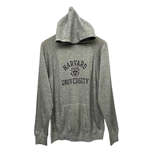 Vintage 80s Harvard University by Champion Soft Thin Pullover Hoodie Sweatshirt Size Medium