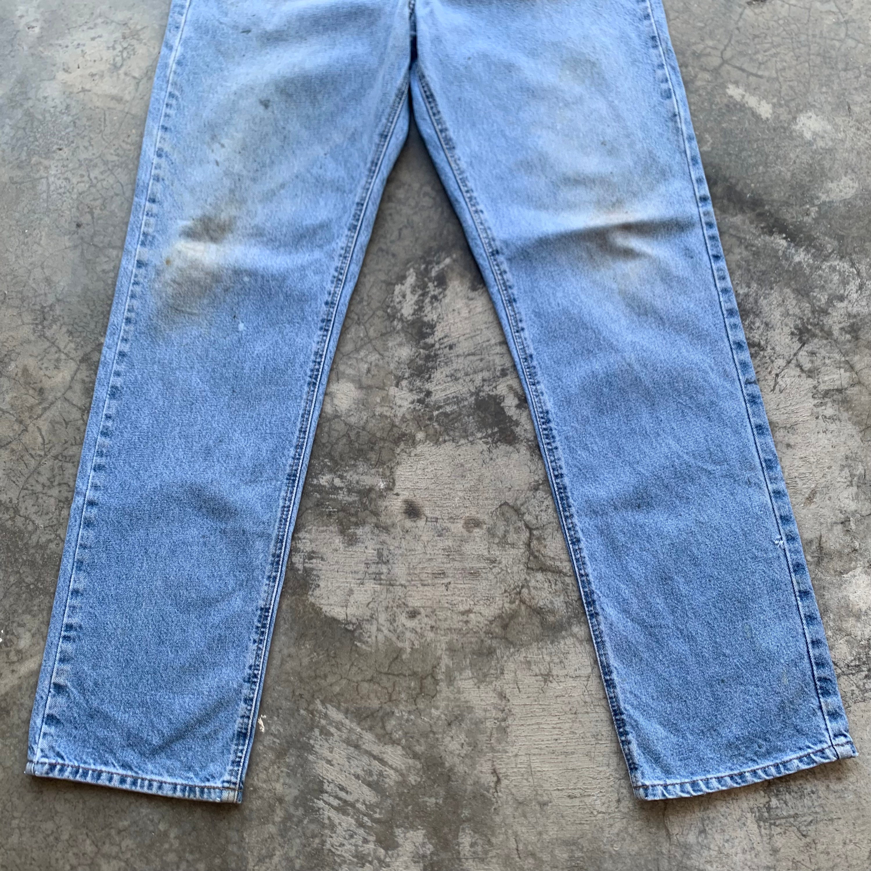 Carhartt Jeans Distressed Carhartt Light Wash Dirty Denim