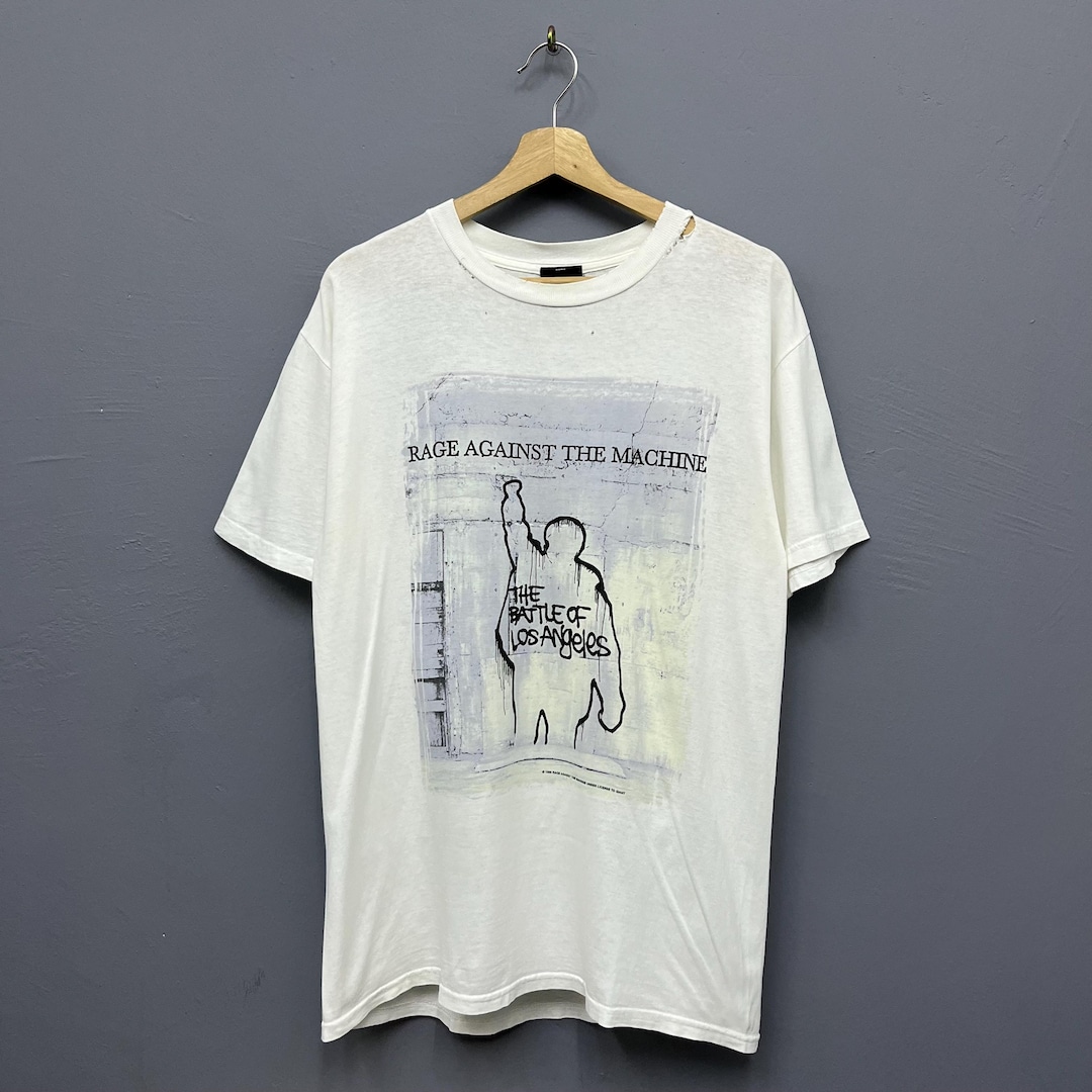 90s rage against the machine TシャツMサイズ Vintage 90s Rage Against the Machine Band T-shirt Size Medium - Etsy