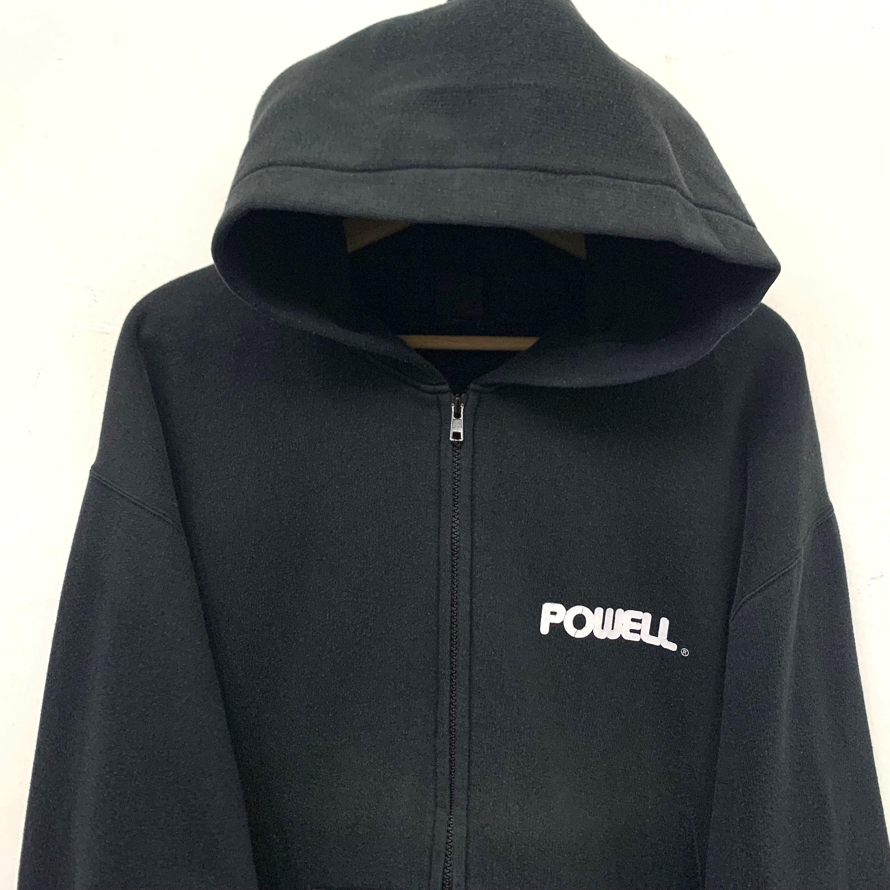 Vintage Powell Peralta Rat Bones Skateboards Full Zip Hoodie Size