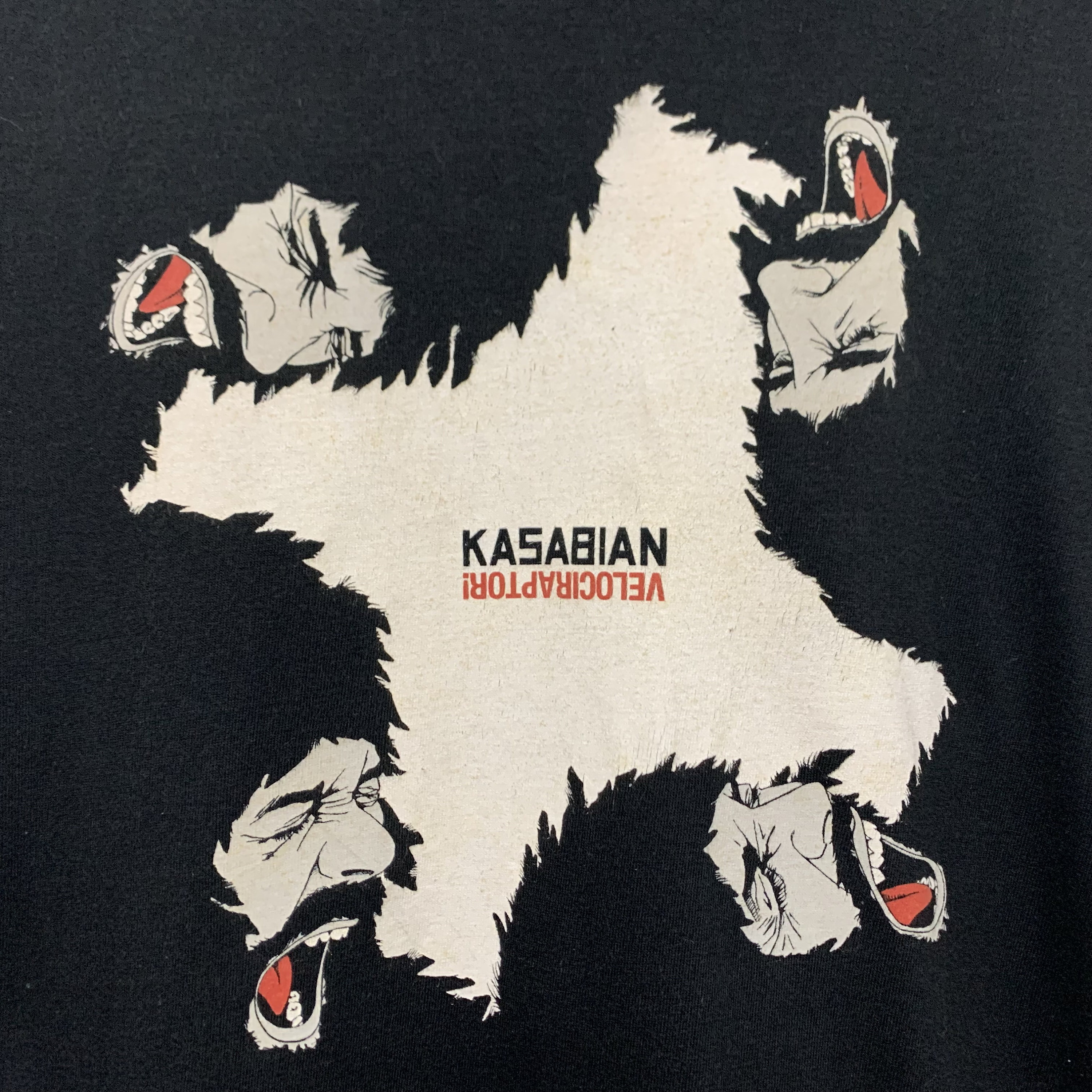 KASABIAN Velociraptor! EU オリジナルレコード Kasabian Velociraptor! Concert Tour Band T-shirt Size Medium - Etsy
