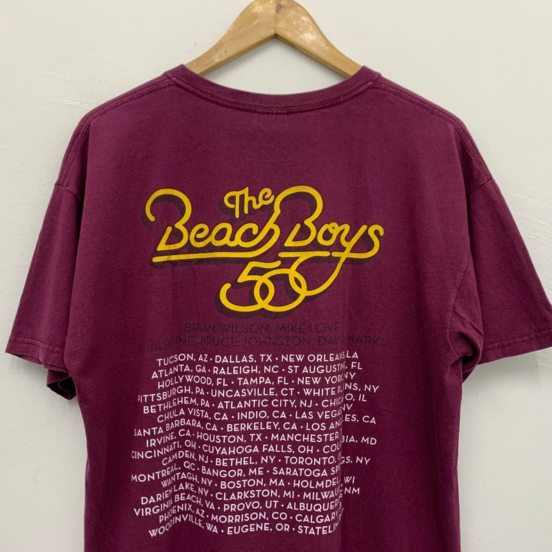 Vintage the Beach Boys 50th Anniversary Band Tshirt Size Large - Etsy