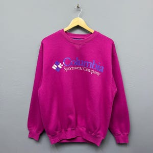 Vintage 90s Columbia Crewneck Sweatshirt Size Medium