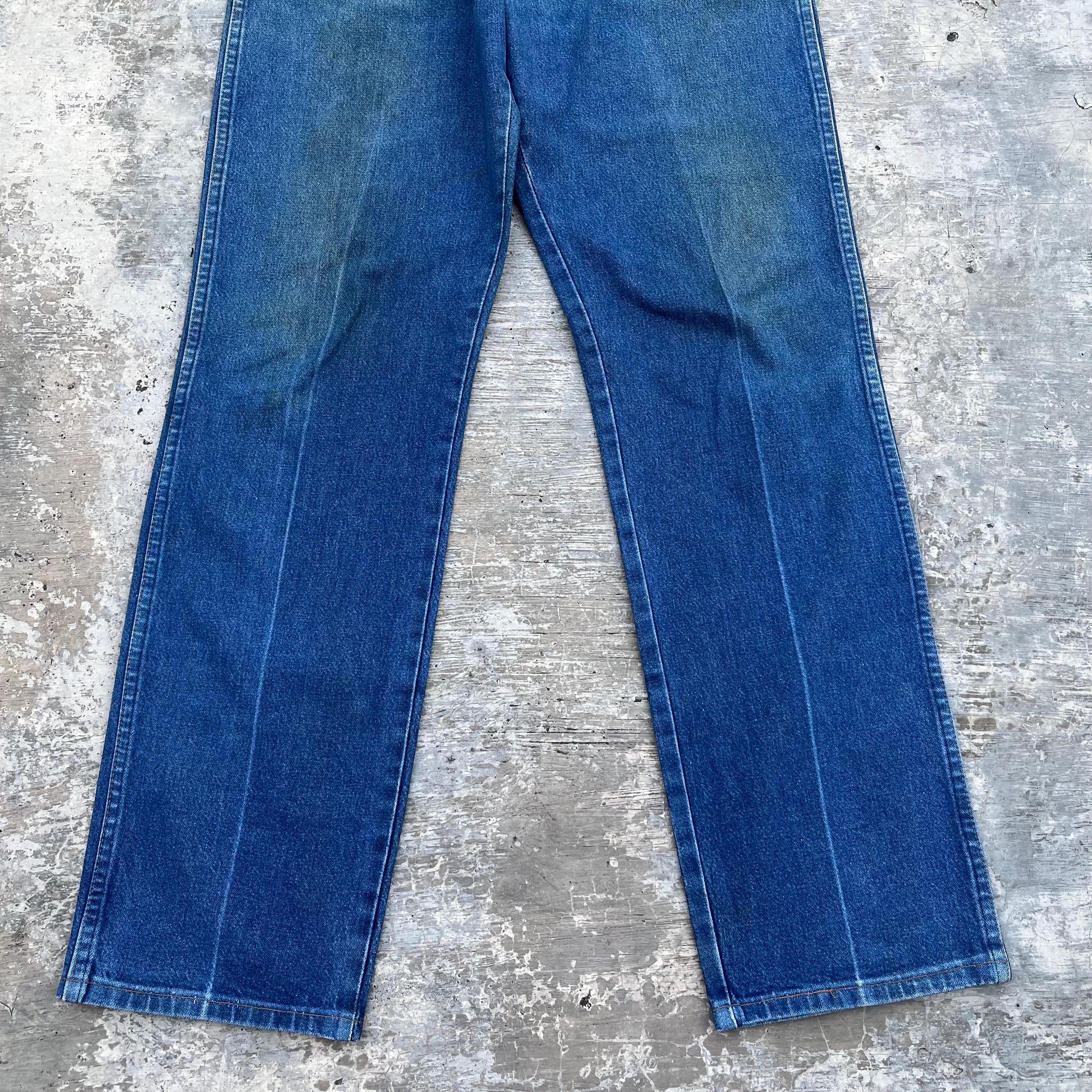 Vintage 90s Wrangler 13MWZ Denim Jeans Made in Usa Size 34x33