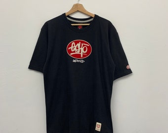 Ecko T-Shirt - Vintage Ecko Unlimited Samt Grafik-T-Shirt Größe Medium