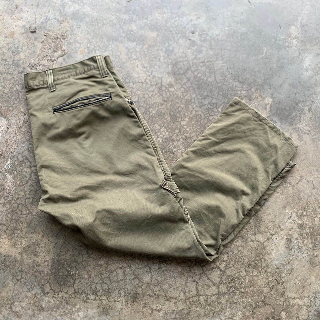 Lee Riders Pants Lee Riders Japan Womens Army Green Fatigue Pants Size