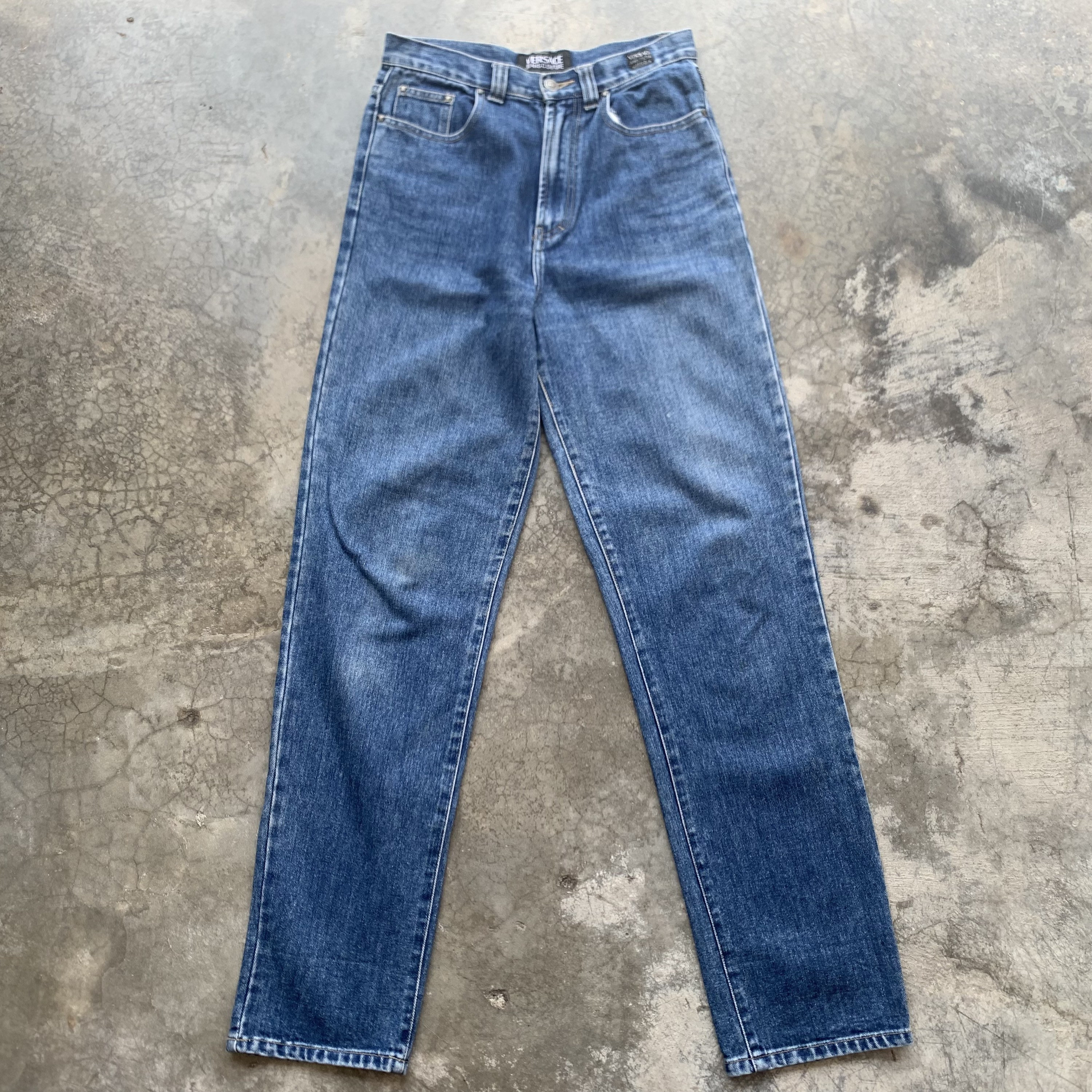 Vintage 90s Versace Jeans Couture, High Waisted Denim (29x32) - Etsy