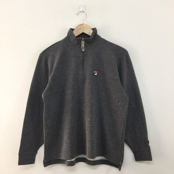 Fila Vintage Sweater Mens Size S / 90s Fila Half Z