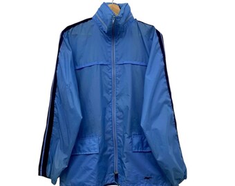 Vintage 90s Asics Japan Windbreaker Jacket Medium Asics Multicolor