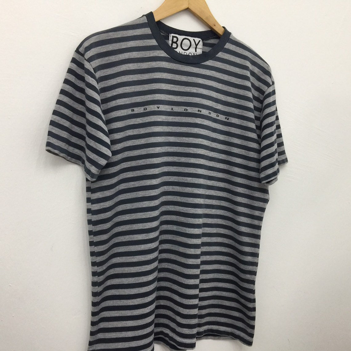 Vintage Boy London Stripe T Shirt Size M - Etsy