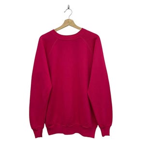 Vintage des années 80 sans marque uni pull ras du cou taille moyenne fabriqué aux Etats-Unis