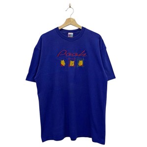 Camiseta vintage con bordado de Winnie The Pooh de Disney, talla XL