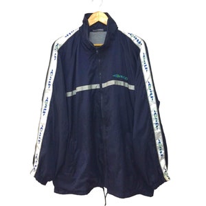Vintage 90s Cru Designs Surf Windbreaker Jacket Size Large