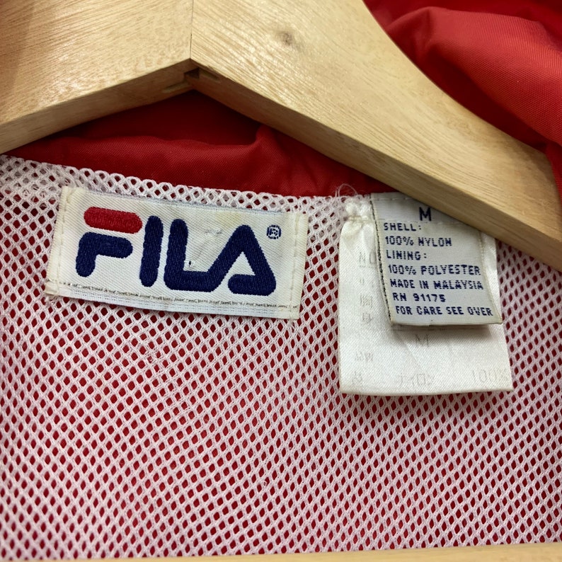 Vintage Fila Colorblock Nylon Windbreaker Jacket Size Medium - Etsy