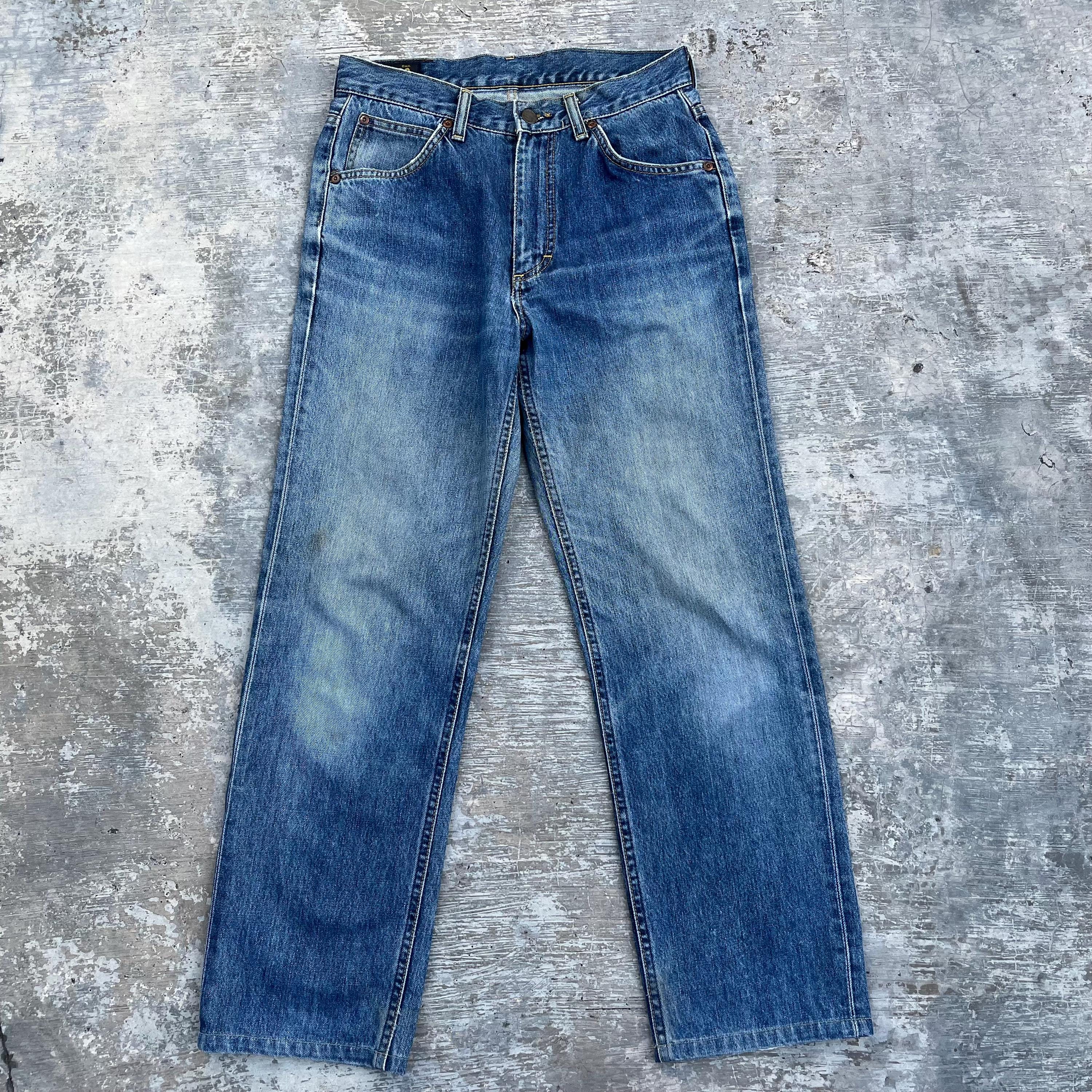 Vintage Lee Riders Denim Jeans Size 30x28 Gripper Zipper - Etsy